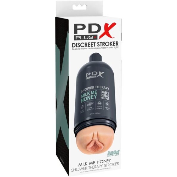 PDX PLUS - MASTURBATEUR STROKER CONCEPTION DISCRÈTE DE LA BOUTEILLE DE SHAMPOOING AU MIEL MILK ME-PDX PLUS+-sextoys-lingerie-bdsm-hygiène-sexshop