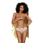 PENTHOUSE – CULOTTE ADORE ME BLANC L/XL