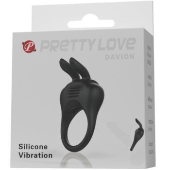 PRETTY LOVE - ANNEAU VIBRATEUR LAPIN DAVION-PRETTY LOVE-sextoys-lingerie-bdsm-hygiène-sexshop