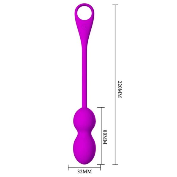 PRETTY LOVE - BALLES VIBRANTES RECHARGEABLES ELVIRA VIOLET-PRETTY LOVE SMART-sextoys-lingerie-bdsm-hygiène-sexshop