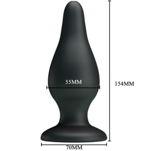 PRETTY LOVE - BOUCHON ERGONOMIQUE EN SILICONE 15.4 CM-PRETTY LOVE BOTTOM-sextoys-lingerie-bdsm-hygiène-sexshop