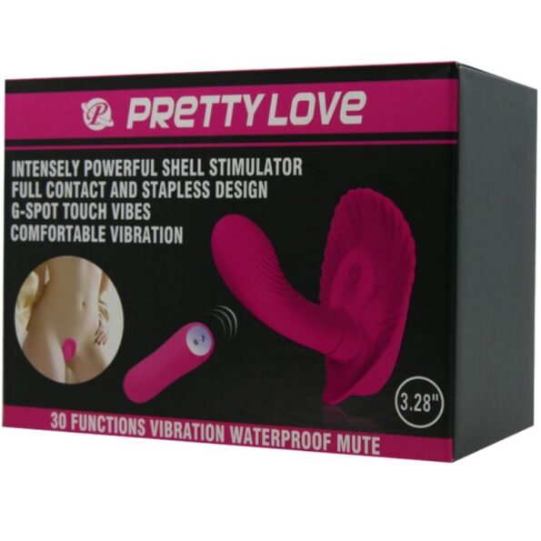 PRETTY LOVE - COQUILLE STIMULANTE TÉLÉCOMMANDE-PRETTY LOVE FLIRTATION-sextoys-lingerie-bdsm-hygiène-sexshop