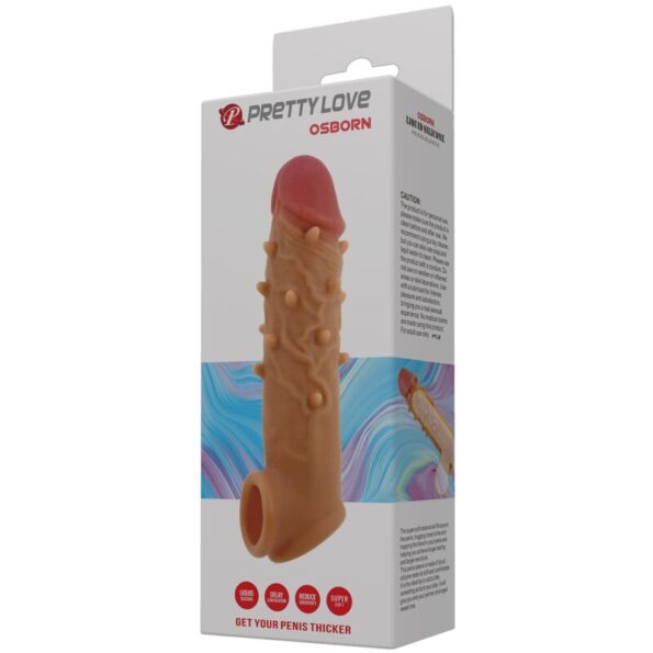 PRETTY LOVE - COUVERTURE DE STYLO STIMULANT EXTENSIONNANTE OSBORN-PRETTY LOVE MALE-sextoys-lingerie-bdsm-hygiène-sexshop