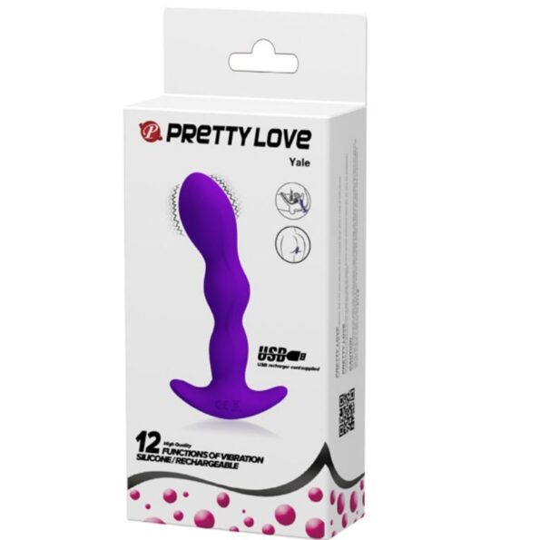 PRETTY LOVE - MASSAGER ANAL 12 MODES DE VIBRATION LILAS-PRETTY LOVE-sextoys-lingerie-bdsm-hygiène-sexshop