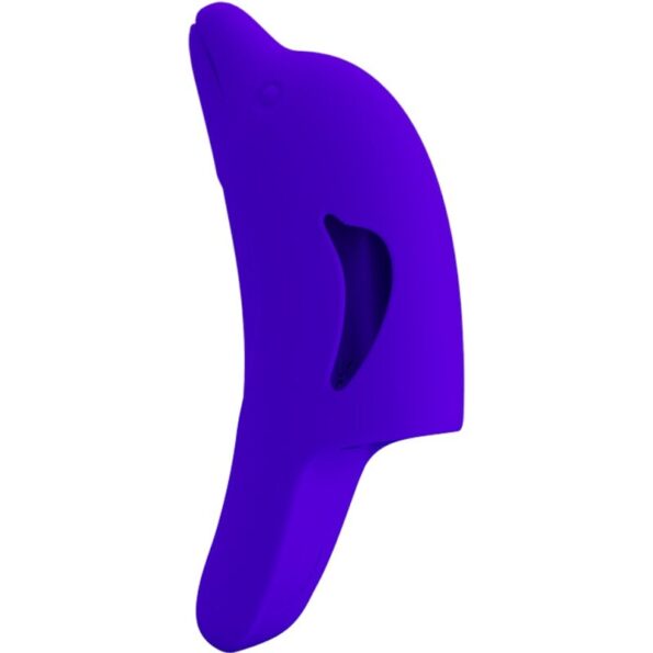 PRETTY LOVE - PUISSANT STIMULATEUR DE DOIGTS BLEU FONCÉ DELPHINI-PRETTY LOVE-sextoys-lingerie-bdsm-hygiène-sexshop