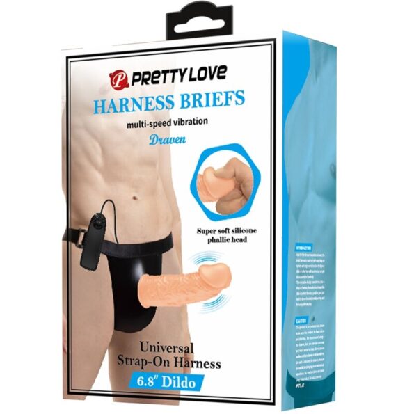 PRETTY LOVE - SLIP HARNAIS AVEC GODE VIBRANT INCLUS-PRETTY LOVE-sextoys-lingerie-bdsm-hygiène-sexshop