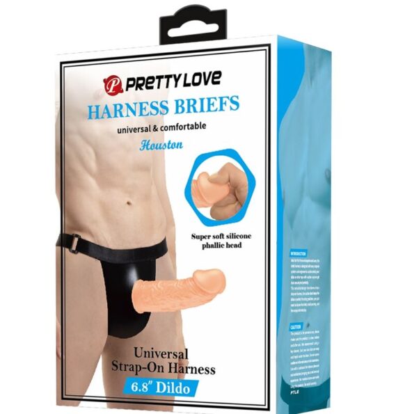 PRETTY LOVE - SLIPS HARNNES AVEC DIDLO INCLUS-PRETTY LOVE-sextoys-lingerie-bdsm-hygiène-sexshop