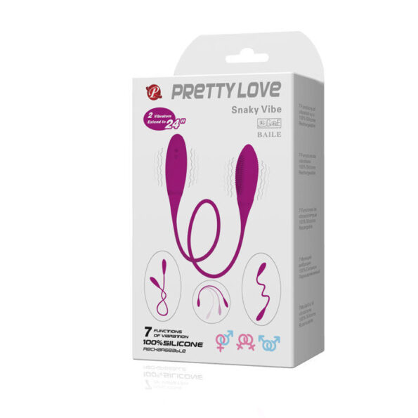 PRETTY LOVE - SNAKY DELUXE VIBRATEUR 7 V-PRETTY LOVE SMART-sextoys-lingerie-bdsm-hygiène-sexshop
