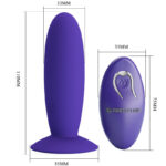 PRETTY LOVE – VIBRATEUR ANAL YOUTH PLUG TÉLÉCOMMANDE VIOLET