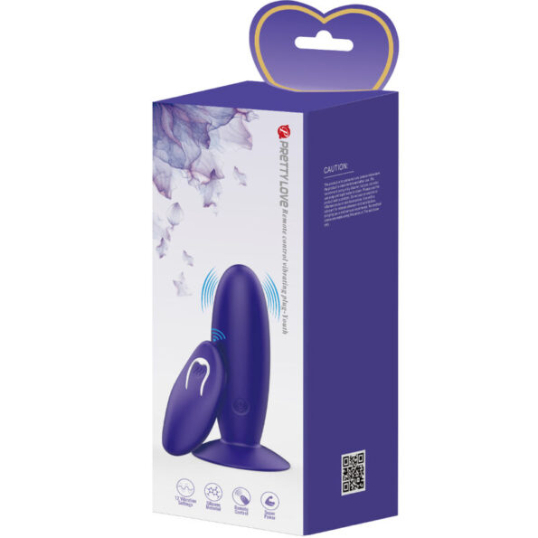 PRETTY LOVE - VIBRATEUR ANAL YOUTH PLUG TÉLÉCOMMANDE VIOLET-PRETTY LOVE YOUTH-sextoys-lingerie-bdsm-hygiène-sexshop