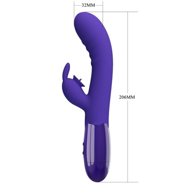 PRETTY LOVE - VIBRATEUR CERBERUS YOUTH LAPIN VIOLET-PRETTY LOVE YOUTH-sextoys-lingerie-bdsm-hygiène-sexshop