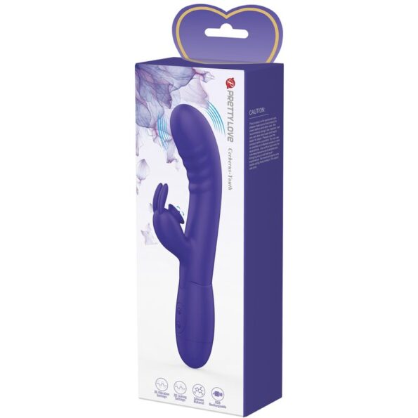 PRETTY LOVE - VIBRATEUR CERBERUS YOUTH LAPIN VIOLET-PRETTY LOVE YOUTH-sextoys-lingerie-bdsm-hygiène-sexshop