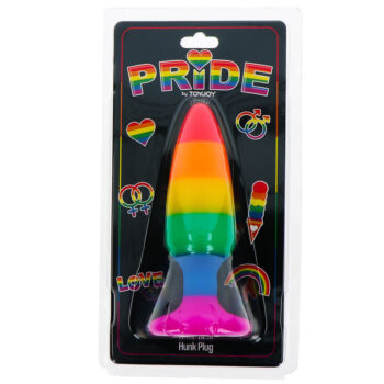 PRIDE - DRAPEAU LGBT PLUG HUNK 10.5 CM-PRIDE-sextoys-lingerie-bdsm-hygiène-sexshop