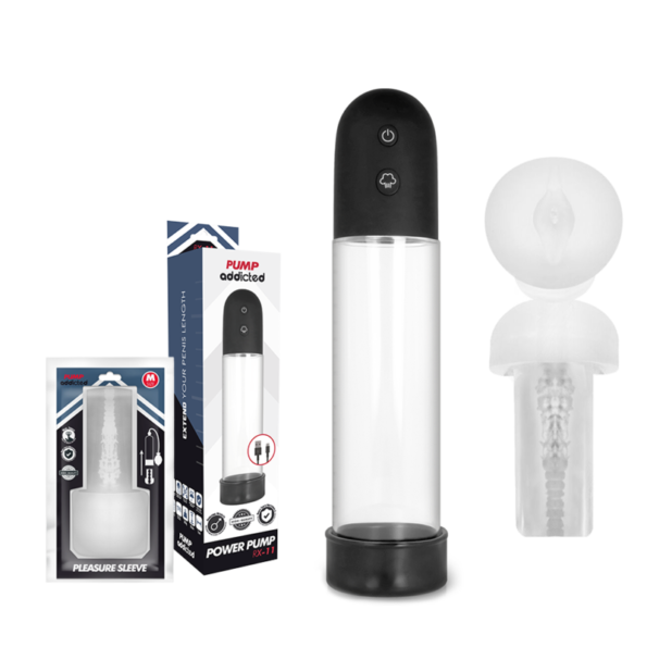 PUMP ADDICTED - RX11 AUTOMATIQUE AVEC MASTURBATEUR-PUMP ADDICTED-sextoys-lingerie-bdsm-hygiène-sexshop