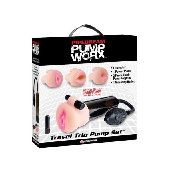 PUMP WORX TRAVEL TRIO PUMP SET-PUMP WORX-sextoys-lingerie-bdsm-hygiène-sexshop