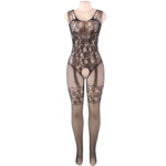 QUEEN LINGERIE – BODYSTOCKING AVEC OUVERTURE FLEUR S/L