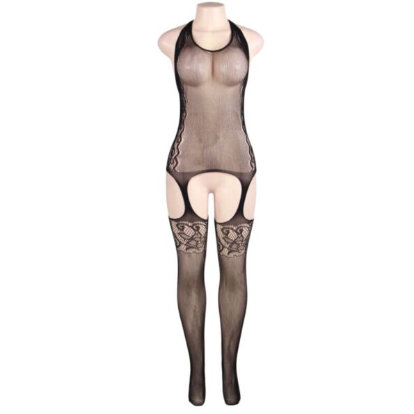 QUEEN LINGERIE - BODYSTOCKING ENCAJES S/L-QUEEN LINGERIE-sextoys-lingerie-bdsm-hygiène-sexshop