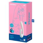 SATISFYER – APPLICATION HEAT WAVE VIBRATEUR BLANC