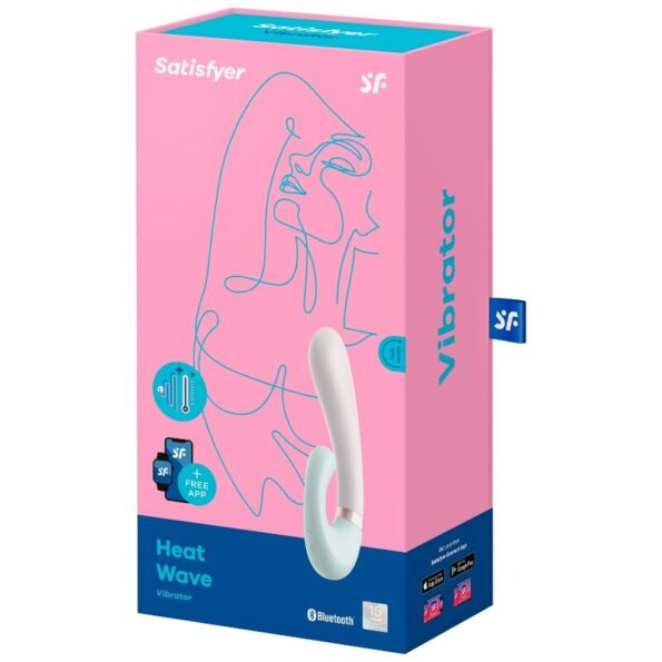 SATISFYER - APPLICATION HEAT WAVE VIBRATEUR BLANC-SATISFYER CONNECT-sextoys-lingerie-bdsm-hygiène-sexshop