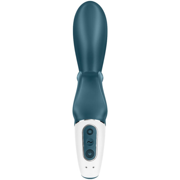 SATISFYER - APPLICATION VIBRATEUR HUG ME RABBIT BLEU-SATISFYER CONNECT-sextoys-lingerie-bdsm-hygiène-sexshop