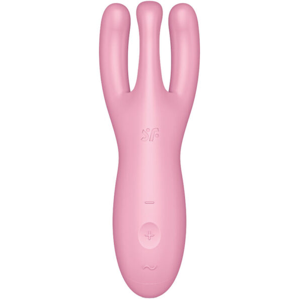 SATISFYER - APPLICATION VIBRATEUR THREESOME 4 ROSE-SATISFYER CONNECT-sextoys-lingerie-bdsm-hygiène-sexshop