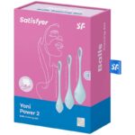 SATISFYER – ENSEMBLE ENTRAÎNEMENT YONI POWER 2 BLEU