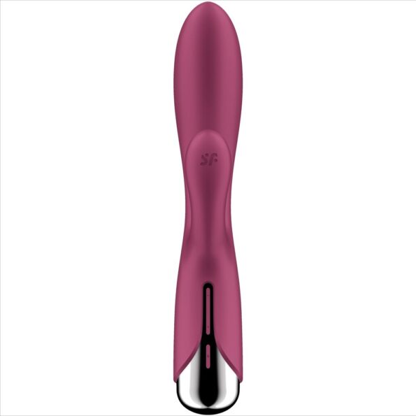 SATISFYER - SPINNING RABBIT 1 CLITORIS ET STIMULATION DU POINT G ROUGE-SATISFYER VIBRATOR-sextoys-lingerie-bdsm-hygiène-sexshop