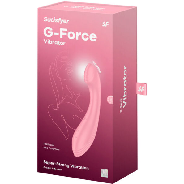 SATISFYER - STIMULATEUR VIBRATEUR G-FORCE G-SPOT ROSE-SATISFYER VIBRATOR-sextoys-lingerie-bdsm-hygiène-sexshop