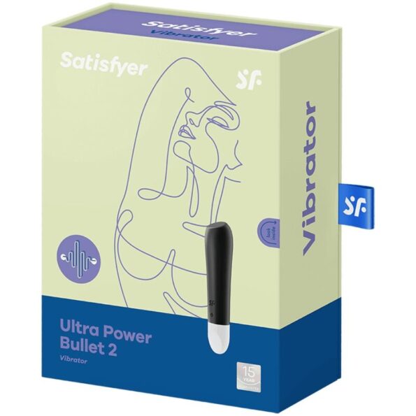 SATISFYER - ULTRA POWER BULLET 2 NOIR-SATISFYER VIBRATOR-sextoys-lingerie-bdsm-hygiène-sexshop