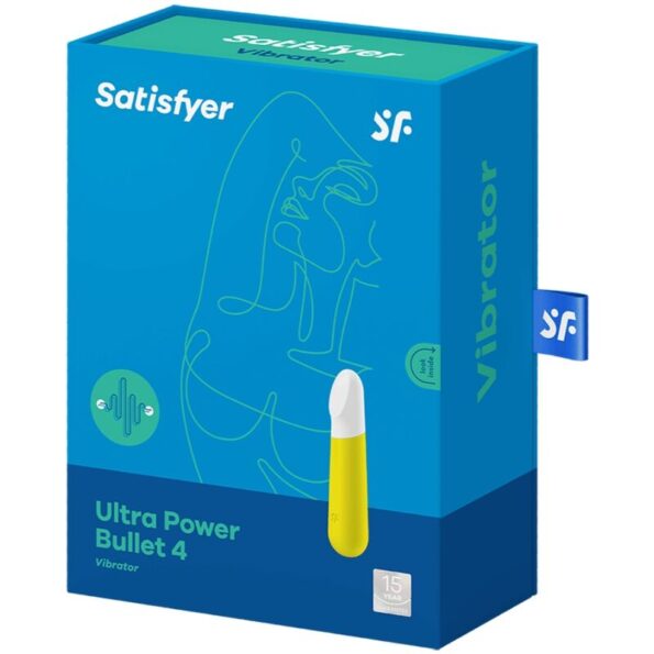SATISFYER - ULTRA POWER BULLET 3 JAUNE-SATISFYER VIBRATOR-sextoys-lingerie-bdsm-hygiène-sexshop