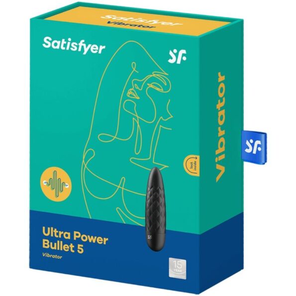SATISFYER - ULTRA POWER BULLET 5 NOIR-SATISFYER VIBRATOR-sextoys-lingerie-bdsm-hygiène-sexshop
