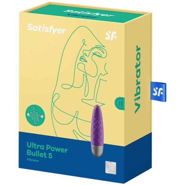 SATISFYER - ULTRA POWER BULLET 5 VIOLETTE-SATISFYER VIBRATOR-sextoys-lingerie-bdsm-hygiène-sexshop