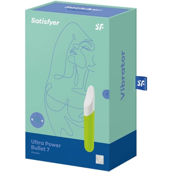 SATISFYER - ULTRA POWER BULLET 7 VERT-SATISFYER VIBRATOR-sextoys-lingerie-bdsm-hygiène-sexshop