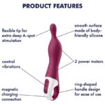 SATISFYER – VIBRATEUR AMAZING 1 ASPOT BAIE