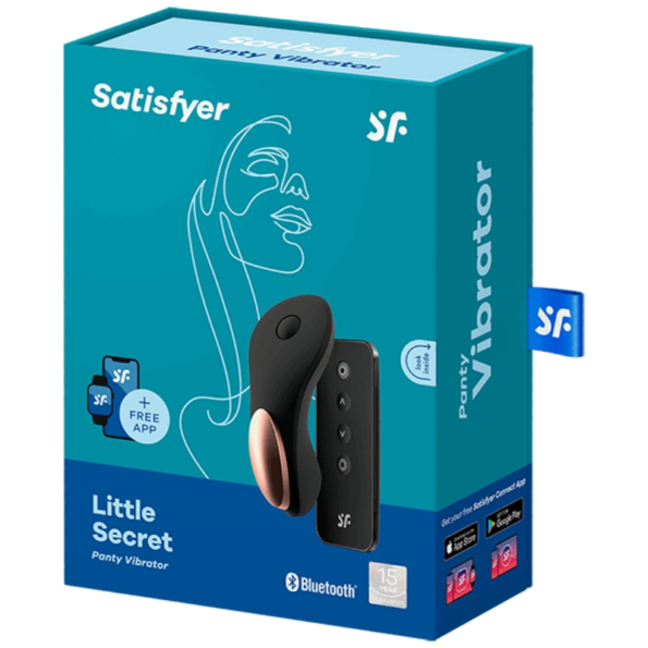 SATISFYER - VIBRATEUR DE CULOTTE LITTLE SECRET-SATISFYER CONNECT-sextoys-lingerie-bdsm-hygiène-sexshop