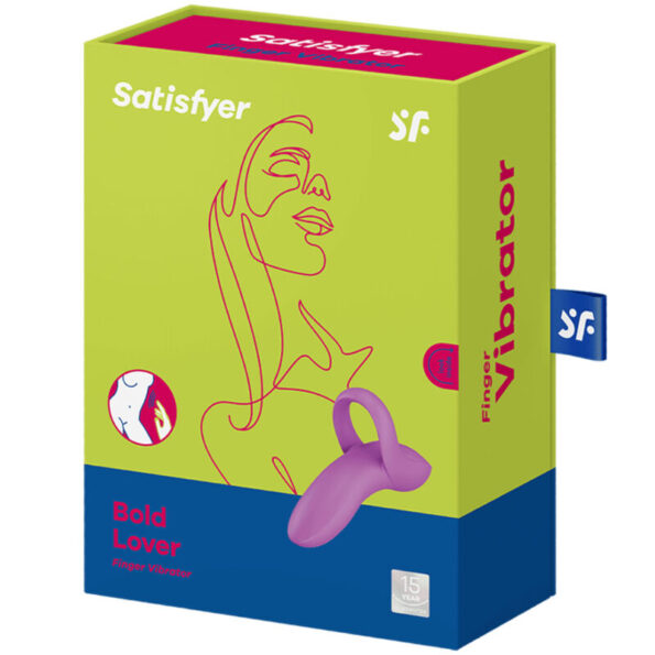 SATISFYER - VIBRATEUR  DOIGTS BOLD LOVER ROSE-SATISFYER VIBRATOR-sextoys-lingerie-bdsm-hygiène-sexshop