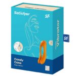 SATISFYER – VIBRATEUR  DOIGTS CANDY CANE ORANGE