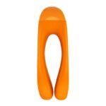 SATISFYER – VIBRATEUR  DOIGTS CANDY CANE ORANGE