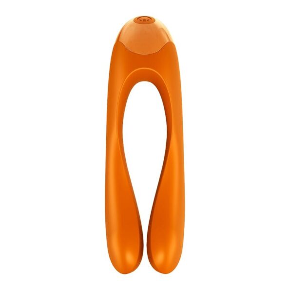 SATISFYER - VIBRATEUR  DOIGTS CANDY CANE ORANGE-SATISFYER VIBRATOR-sextoys-lingerie-bdsm-hygiène-sexshop