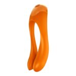 SATISFYER – VIBRATEUR  DOIGTS CANDY CANE ORANGE