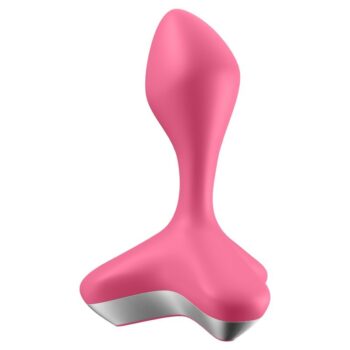 SATISFYER - VIBRATEUR  PLUG GAME CHANGER ROSE-SATISFYER PLUGS-sextoys-lingerie-bdsm-hygiène-sexshop