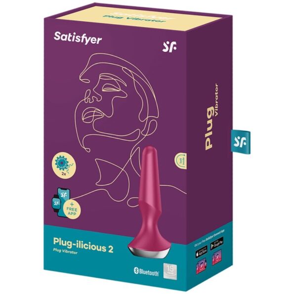 SATISFYER - VIBRATEUR PLUG ILICIOUS 2 PLUG BAIE-SATISFYER CONNECT-sextoys-lingerie-bdsm-hygiène-sexshop