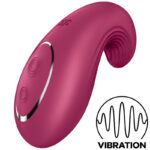 SATISFYER – VIBRATEUR  POSER DIPPING DELIGHT ROUGE