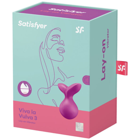 SATISFYER - VIBRATEUR  POSER VIVA LA VULVA 3 VIOLET-SATISFYER LAYONS-sextoys-lingerie-bdsm-hygiène-sexshop