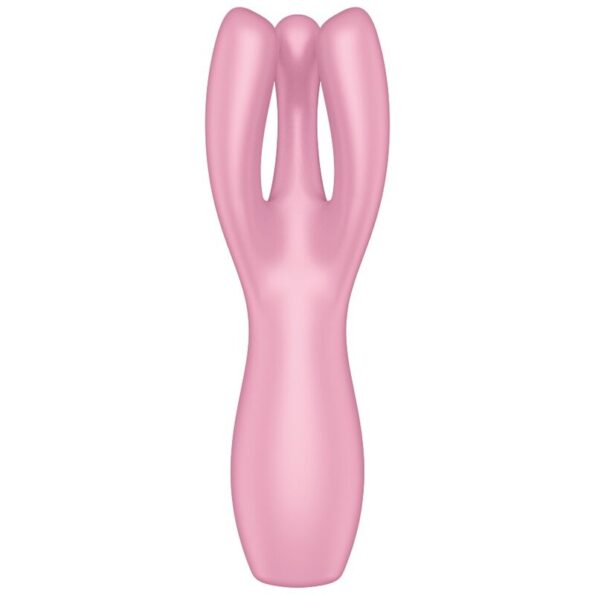 SATISFYER - VIBRATEUR THREESOME 3 ROSE-SATISFYER VIBRATOR-sextoys-lingerie-bdsm-hygiène-sexshop