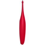 SATISFYER – VIBRATEUR TWIRLING FUN TIP ROUGE