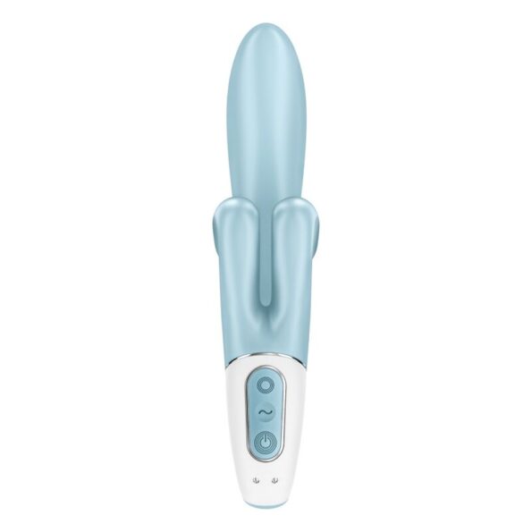 SATISFYER - VIBRATION DE LAPIN TOUCH ME BLEU-SATISFYER VIBRATOR-sextoys-lingerie-bdsm-hygiène-sexshop