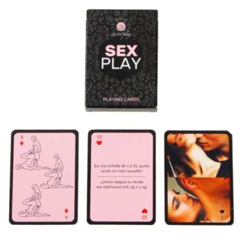 SECRETPLAY - CARTES À JOUER SEX PLAY (FR/PT)-SECRETPLAY 100% GAMES-sextoys-lingerie-bdsm-hygiène-sexshop