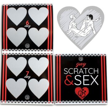 SECRETPLAY - JEU SCRATCH & SEX GAY COUPLES (ES/EN/FR/PT/DE)-SECRETPLAY 100% GAMES-sextoys-lingerie-bdsm-hygiène-sexshop