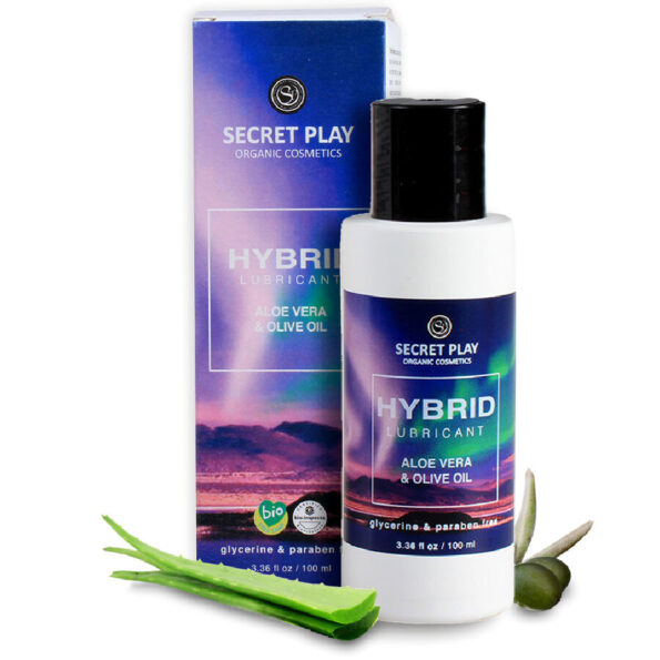 SECRETPLAY - LUBRIFIANT BIO HYBRIDE 100 ML-SECRETPLAY COSMETIC-sextoys-lingerie-bdsm-hygiène-sexshop